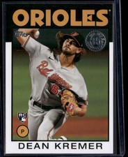 2021 Topps #86B-32 Dean Kremer 1986 Topps Baseball 35th Anniversary (Series 2)
