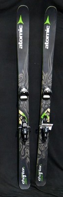 ATOMIC CHARTER 100 SKIS SIZE 186 CM WITH NEW WARDEN BINDINGS - ALL MOUNTAIN