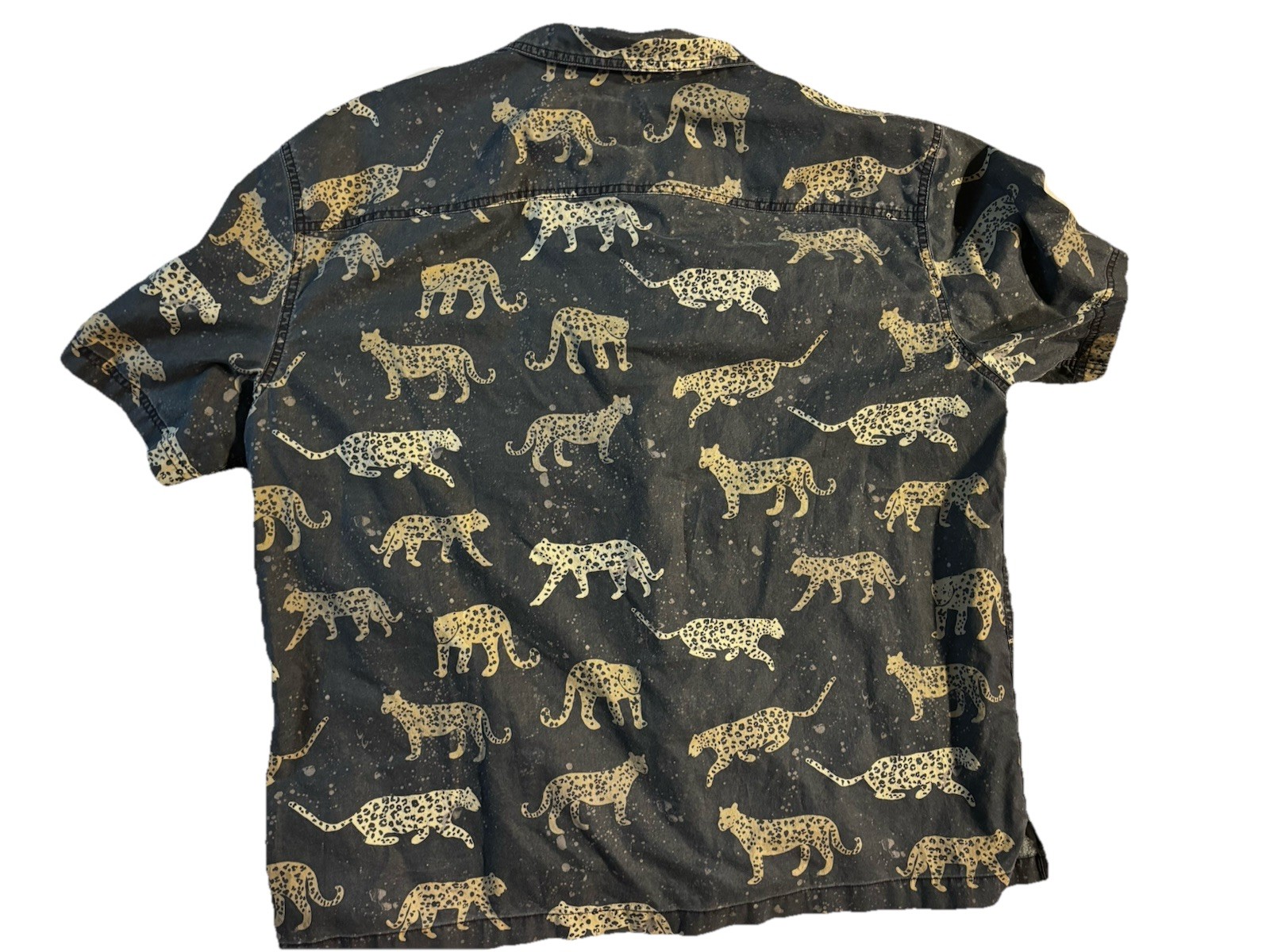 American Eagle Leopard Print Button Up Shirt men’… - image 5