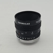 Cosmicar Pentax Tv Lens 25mm 1:1.4 Mint