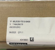 6SL3 120-1TE13-0AD0 NEW SIEMENS 6SL3120-1TE13...