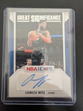 2024-25 Panini Nba Hoops - Great Significance Chimezie Metu #GS-CMP (AU)