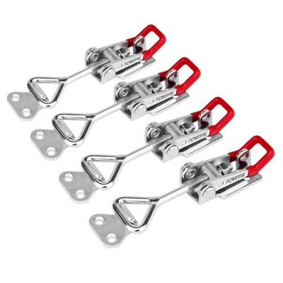 POWERTEC 4PK Toggle Clamp, 400 lbs Holding Capacity, 4002 Adjustable Pull Act...