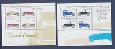 PORTUGAL - Scott 1889 AND 1906A - MNH S/S - Cars - 1991-1992