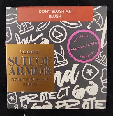 Teeez Cosmetics Suit Of Armor Don't Blush Me Passion Flower NIB Sealed