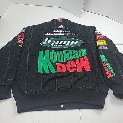 ○JR NATION レーシングジャケット　MOUNTAIN DEW 企業ロゴ SALE] JR NATION ビッグサイズ！MOUNTAIN DEW マウンテンデュー