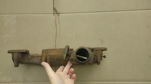 VINTAGE DODGE TRUCK CAR EXHAUST MANIFOLD 4041468 DATE 1960 - Picture 5 of 10