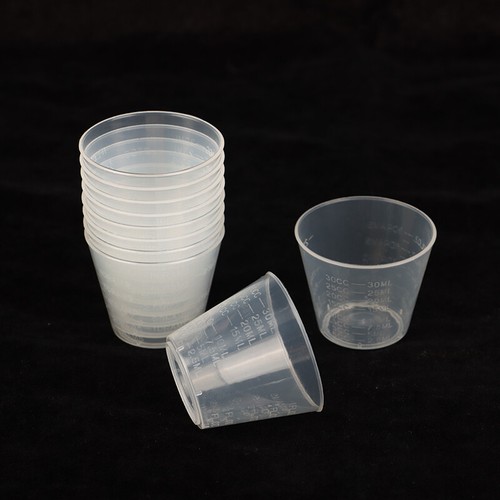 10pcs 1oz/30ml Graduated Plastic Mix Cups Universal Measuring Paint Tray_Q - Picture 9 of 12