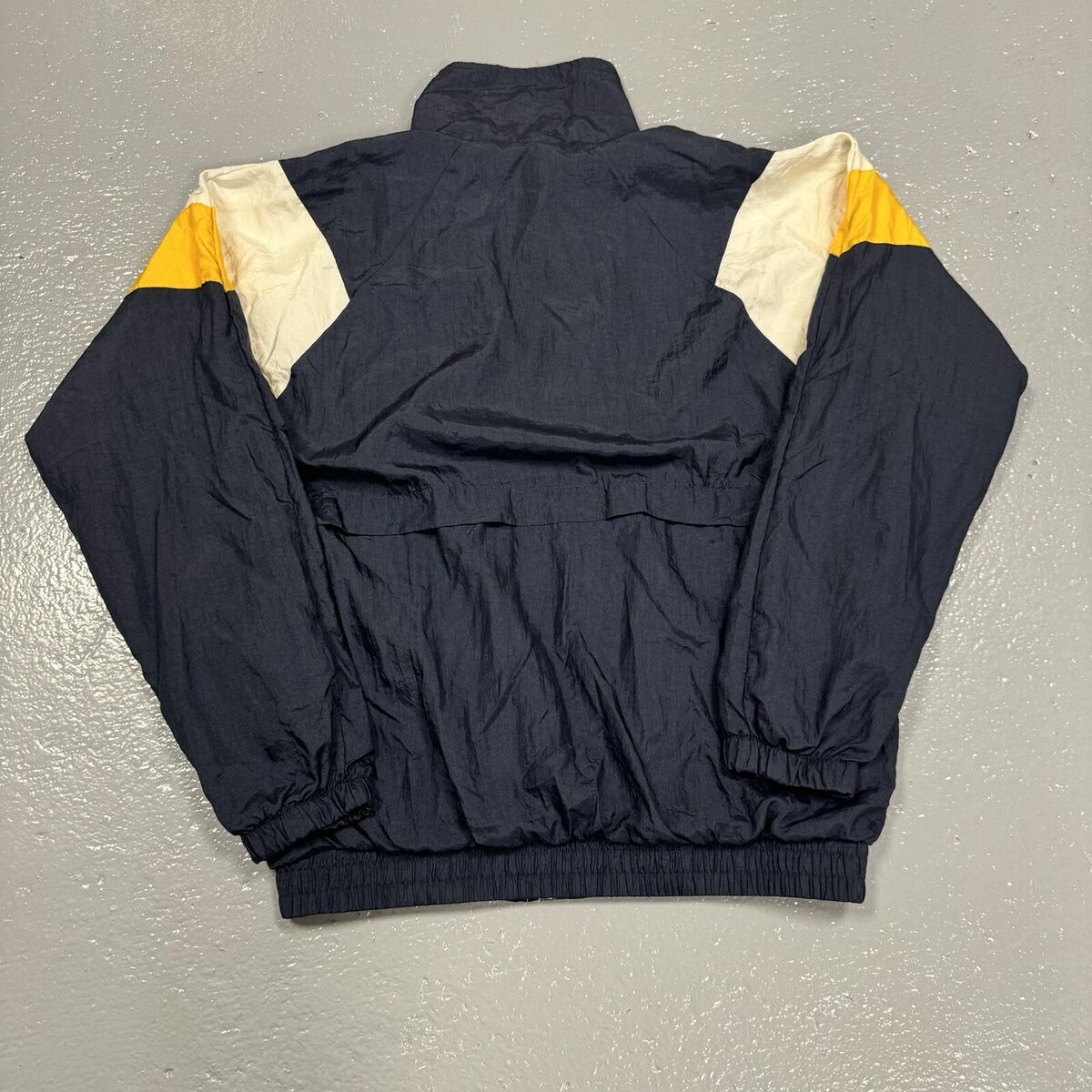 Vintage 90s Champion Windbreaker Track Jacket Full Zip Navy Vintage 90s Champion Windbreaker Track Jacket Full Zip Navy