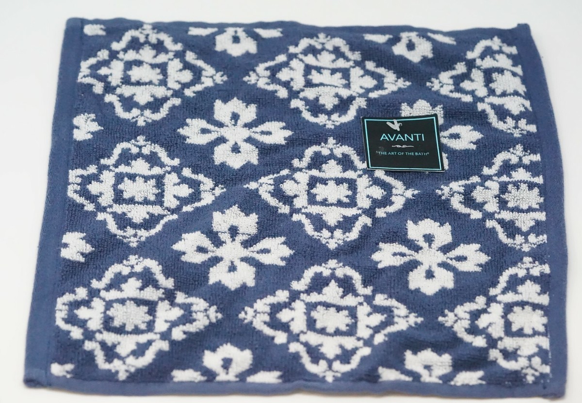 Avanti Laurel Diamond Floral Cotton Terry Jacquard 13