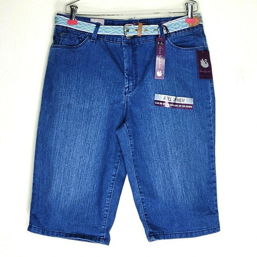 Gloria Vanderbilt Jean Shorts 8 Belt 