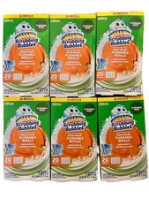 120ct Scrubbing Bubbles FRESH BRUSH Flushable Pads Toilet Cleaning Refill Heads