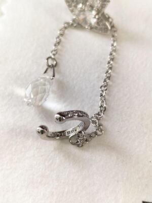 Vivienne Westwood Earrings HENRIETTE Drop Silver NO BOX