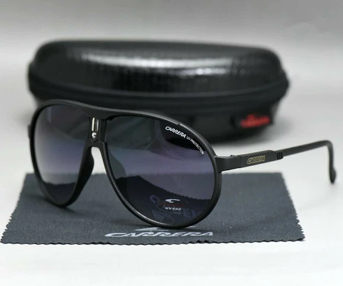 Herren Frame Carrera Sonnenbrille Damen Matte Retro Brille Mode UV400 Glasses DE - Bild 5 von 12