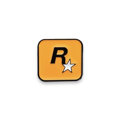 Rockstar Games GTA Video Game Publisher Logo Enamel Collectors Pin