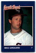 1988 Grand Slam Baseball Card Mike Girouard c South Bend White Sox #19