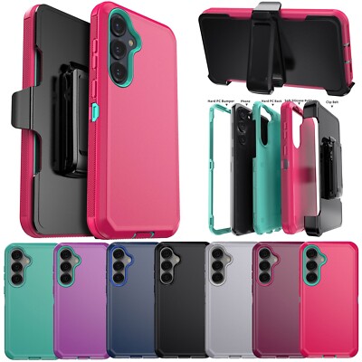 For Samsung Galaxy S25+/S25 Ultra/FE Shockproof Hybrid Case Cover / Belt Clip