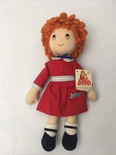 Vintage Little Orphan Annie Doll 14” Stuffed Plush Applause 1982 Rag Doll Toy