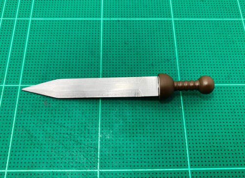Espada romana Gladius personalizada escala 1/6 gladiador arma medieval réplica hoja - Imagen 4 de 9