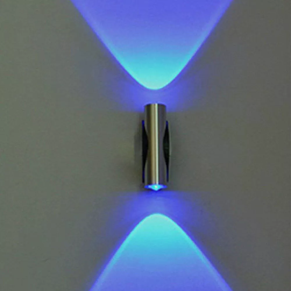 Double headed LED Light Blue Wall Lamp Home Sconce Bar Porch Wall Decor Ceili
