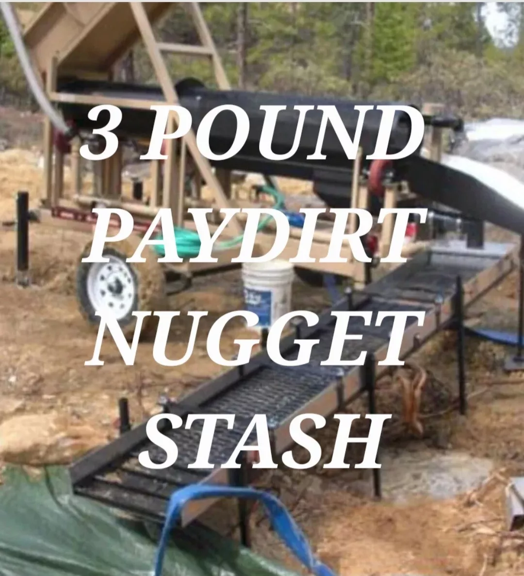 Gold Paydirt 4 lbs Unsearched Guaranteed Rich Panning Pay Dirt Nuggets  Flakes 