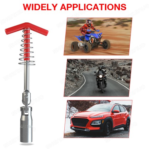 Universal Car 16mm Spark Plug Removal Tool T-Handle Spanner Socket Wrench - Bild 9 von 10