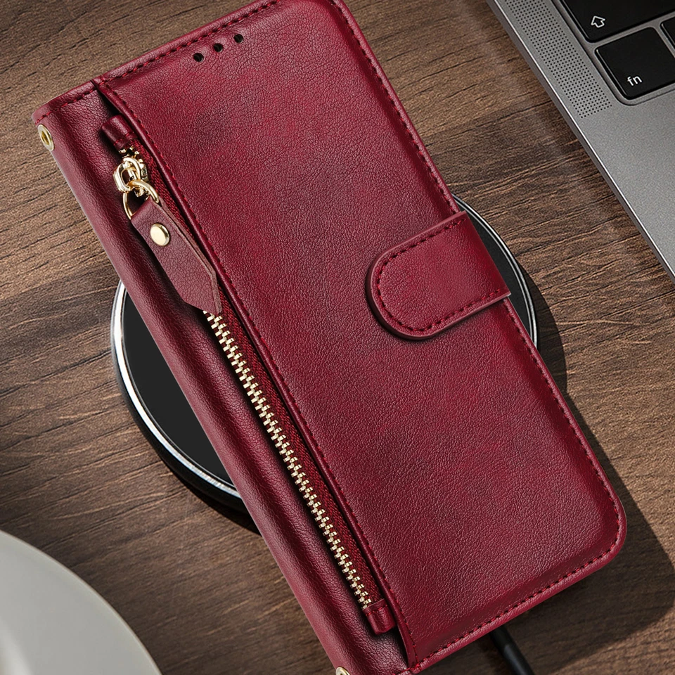 For Asus Zenfone 11 Ultra, Luxury Multi-function Flip Leather Wallet Case Cover - Image 3 of 4
