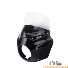 Front Headlight Fairing + 11" Windshield For Harley Standard FXST 2018-2022