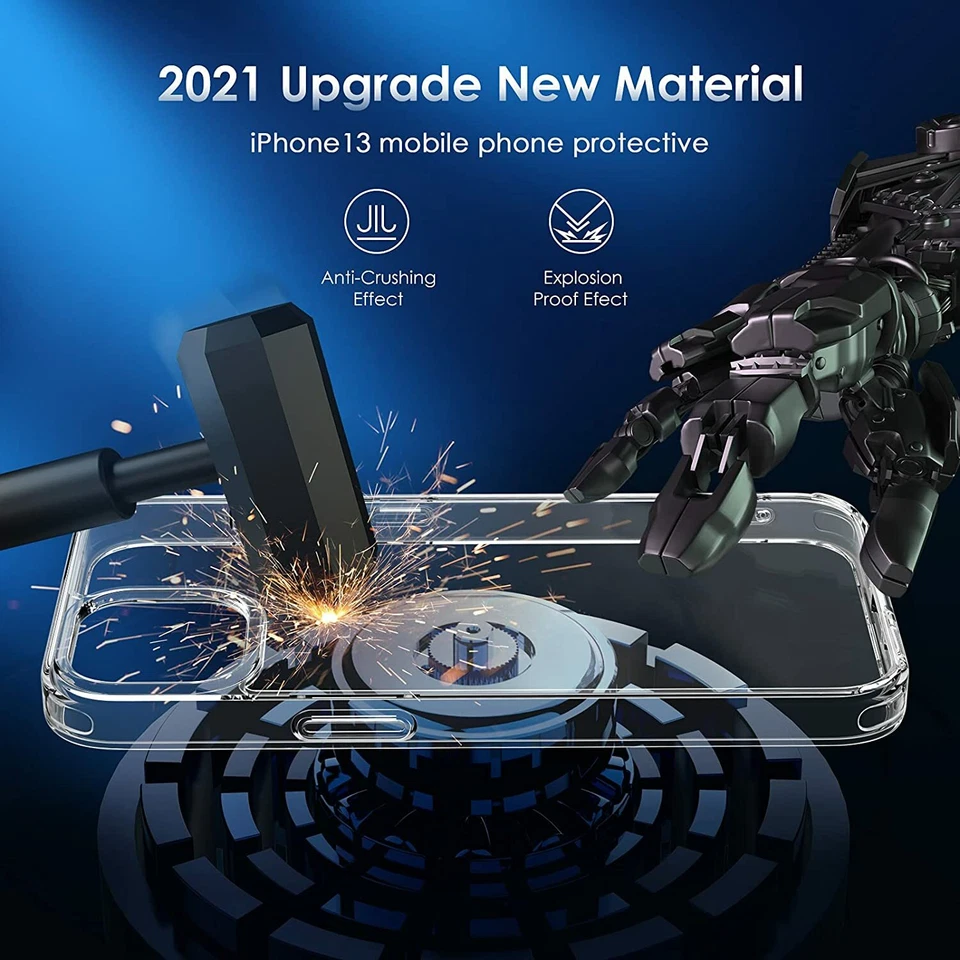 For iPhone 15 14 13 12 11 Pro Max Mini Xs XR 7 8 6 Plus SE Clear Shockproof Case - Image 2 of 4