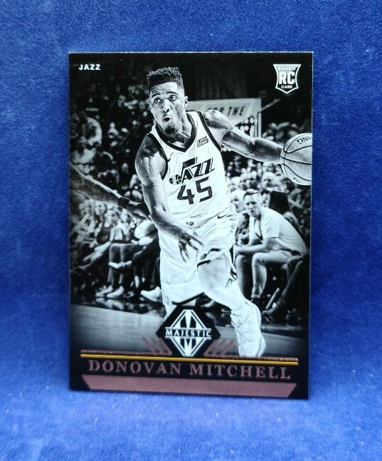 Donovan Mitchell RC 2017-18 Panini Chronicles Majestic Rookie RC 🎵🔥🔥🔥📈📈📈