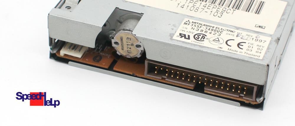 FLOPPY DRIVE LAUFWERK FDD MITSUBISHI MF355F-3490C 3.5 FLOPPY DRIVE LAUFWERK FDD MITSUBISHI MF355F-3490C 3.5