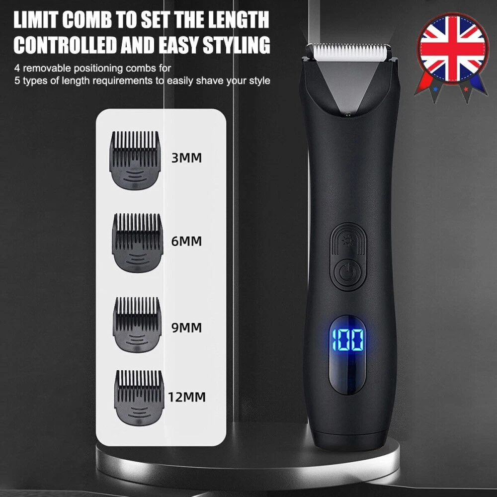 Hair clippers top for body hair