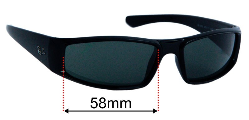 SFx Replacement Sunglass Lenses fits Ray Ban RB4335 - 58mm