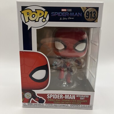 新品未開封☆FUNKO POP! スパイダーマンノーウェイホーム　913 Spiderman Funko Pop 913 (Integrated Suit) Spider-Man No Way