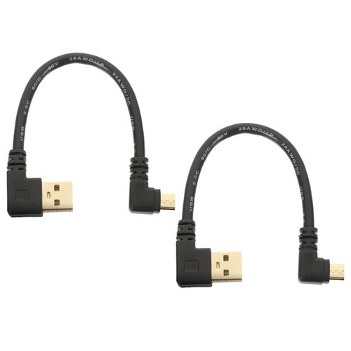 Cavo USB Type-C Maschio A Micro USB Maschio, Adattatore A Gomito 25cm, Carica E Sincronizza