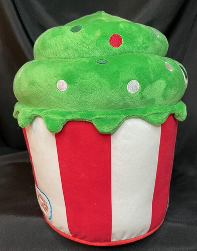 Yummy Time JoJo Green Christmas Sprinkles Cupcake Plush 11" Soft Eyes Kidrobot - Picture 4 of 10