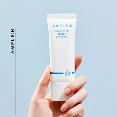 AMPLE:N Solar Shot Water Suncream SPF 50+ PA++++ 40ml, Korean Cosmetics, Kbeauty