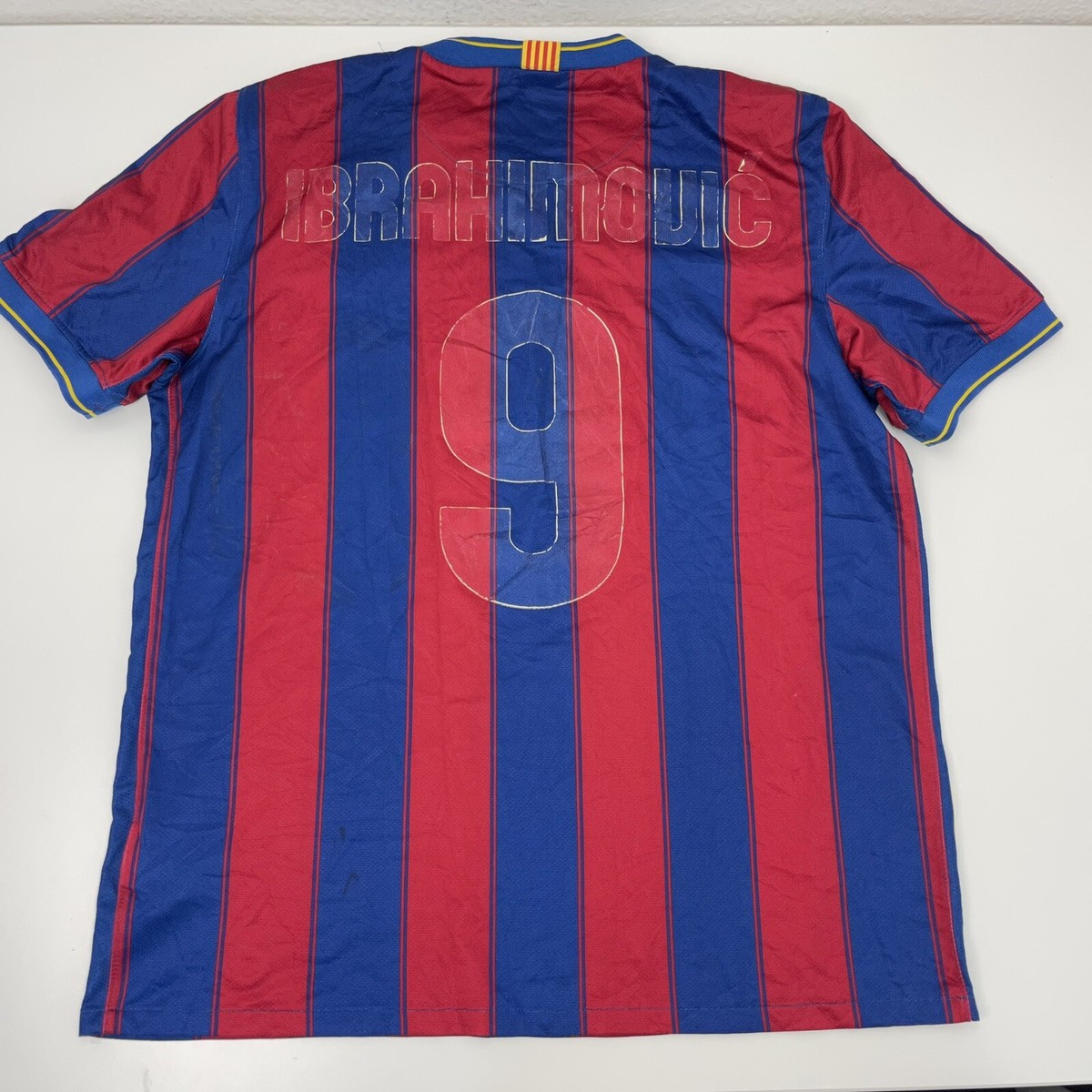 2009-10 Barcelona Home No.9 Ibrahimovic Shirt La Liga 09-10