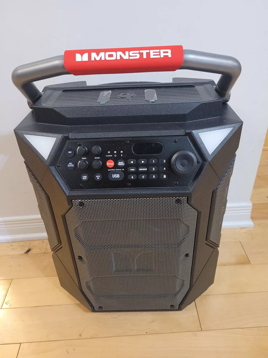 Monster Rockin Roller 270X Indoor Outdoor Bluetooth Portable
