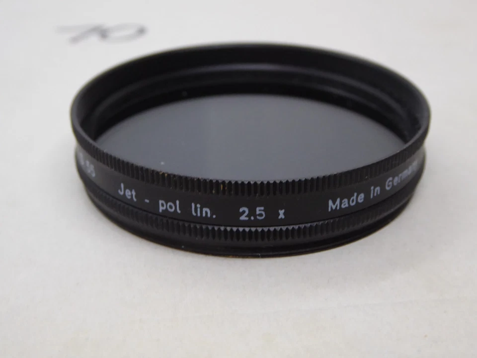 Heliopan Polarising Filter S 55m Pol  linear 2.5x  ( JET ) POL - Image 2 of 4