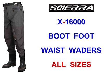 Scierra Waist Waders Size Chart