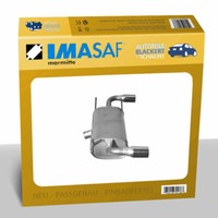 Imasaf Esd Auspuff Endtopf + Anbauteile FüR Mazda RX-8 1.3 2003-2012