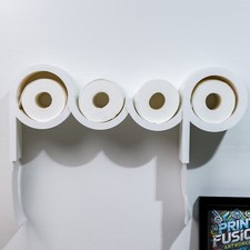 Funny POOP Toilet Paper Holder Wall Mount Bathroom Shelf Decor TP Storage Rack