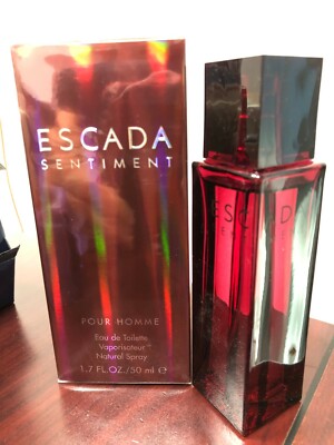VINTAGE** ESCADA SENTIMENT POUR HOMME by SCANNON S.A 1.7 oz / 50