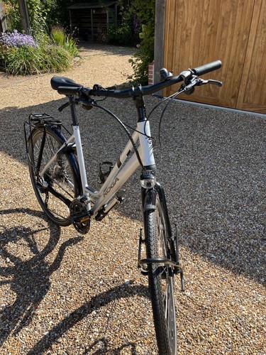 Custom hand built Koga Grand Tourer bicycle 2021 model, silver, nearly new - Picture 2 of 4