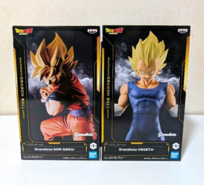 DRAGON BALL Z Grandista SON GOKU VEGETA Figure Set BANPRESTO Super