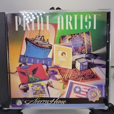 Sierra Home Print Artist PC, 1996 Computer Software