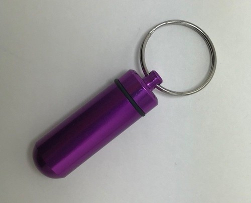 Aluminum Pill Case Keychain Waterproof Holder Medicine Box Bottle Drug Container - Picture 9 of 61