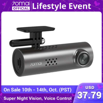 70mai Smart DVR Dash Cam 1S English Voice Control