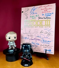 Star Wars: Revenge of the Sith Script Replica - Signed - Autograph Reprints